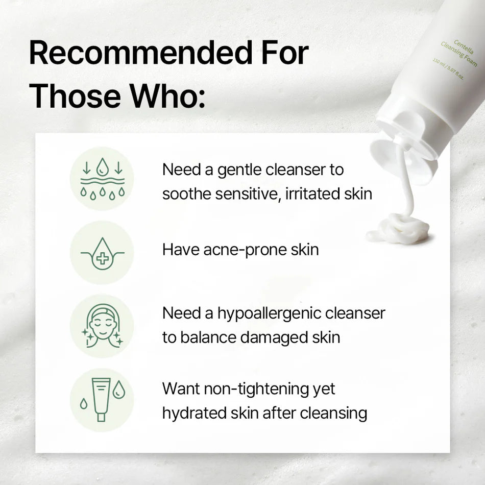 MIXSOON-Centella Cleansing Foam 150ml
