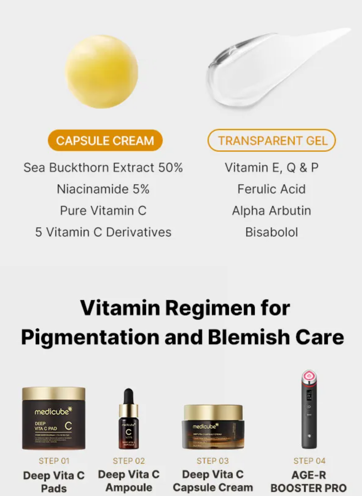 MECIDUBE- Crema Deep Vita C Capsule Cream