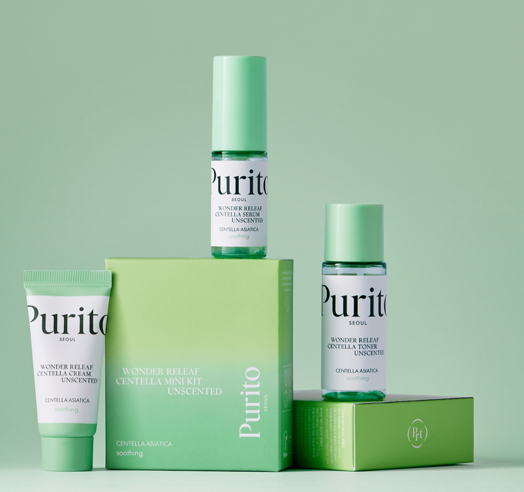 PURITO-Wonder Releaf Centella Mini Kit Unscented