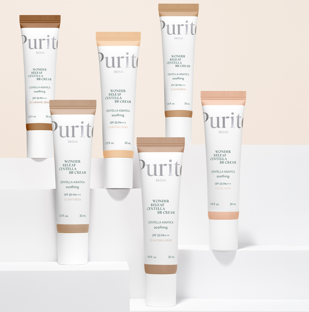 PURITO-Wonder Releaf Centella BB Cream SPF30 PA+++