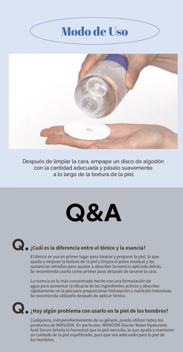 MIXSOON- Glacier water hyaluronic serum