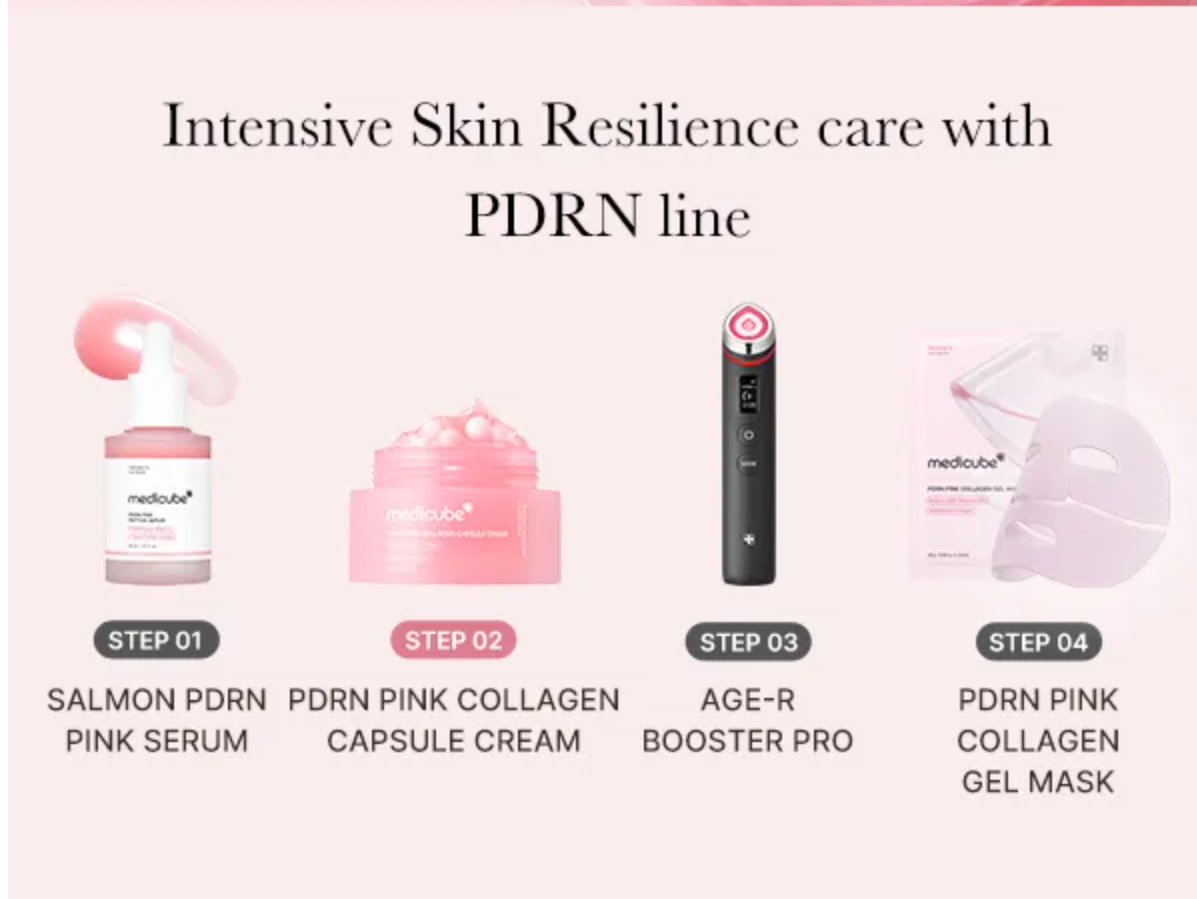 MEDICUBE-Crema Facial PDRN Pink Collagen Capsule Cream