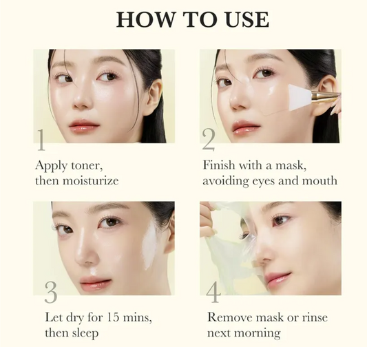 MEDICUBE- Mascarilla Nocturna Kojic Acid Turmeric Night Wrapping Mask