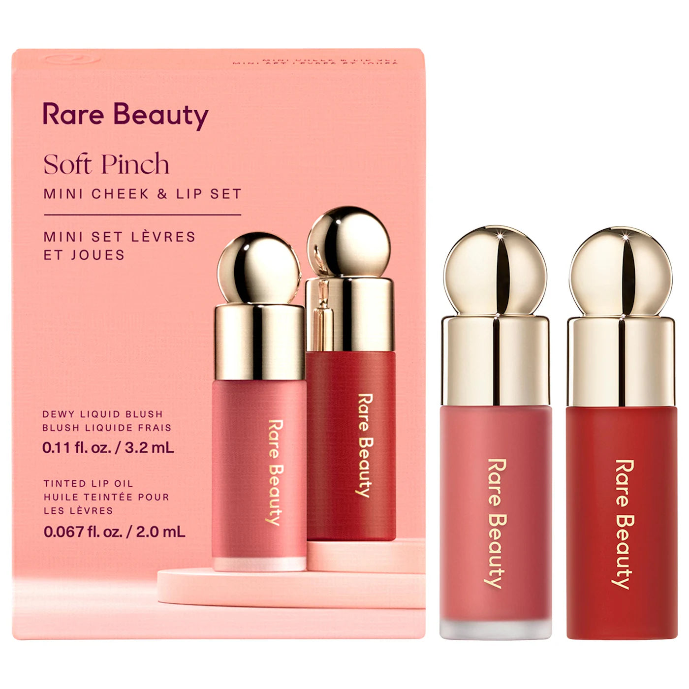 RARE BEAUTY- Mini Soft Pinch Liquid Blush and Lip Oil Set