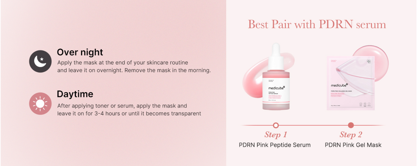 MEDICUBE-PDRN PINK COLLAGEN GEL MASK [4uni]