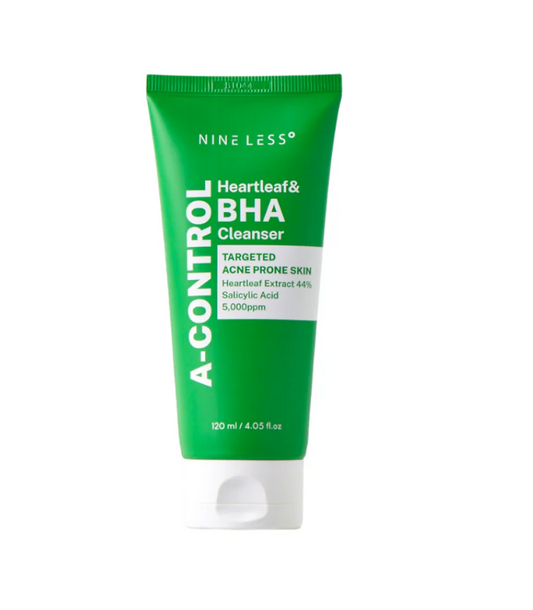 NINELESS-A-Control Heartleaf & BHA Foam Cleanser 120ml