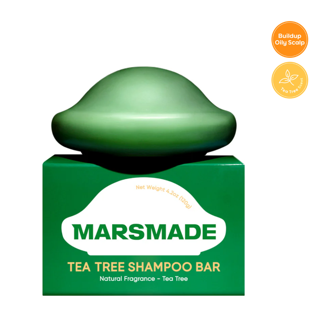 MARSMADE- Barra de champú de árbol de té