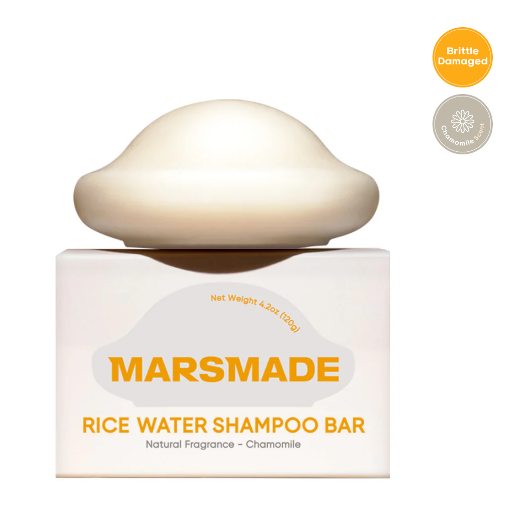 MARSMADE- Barra de champú de agua de arroz