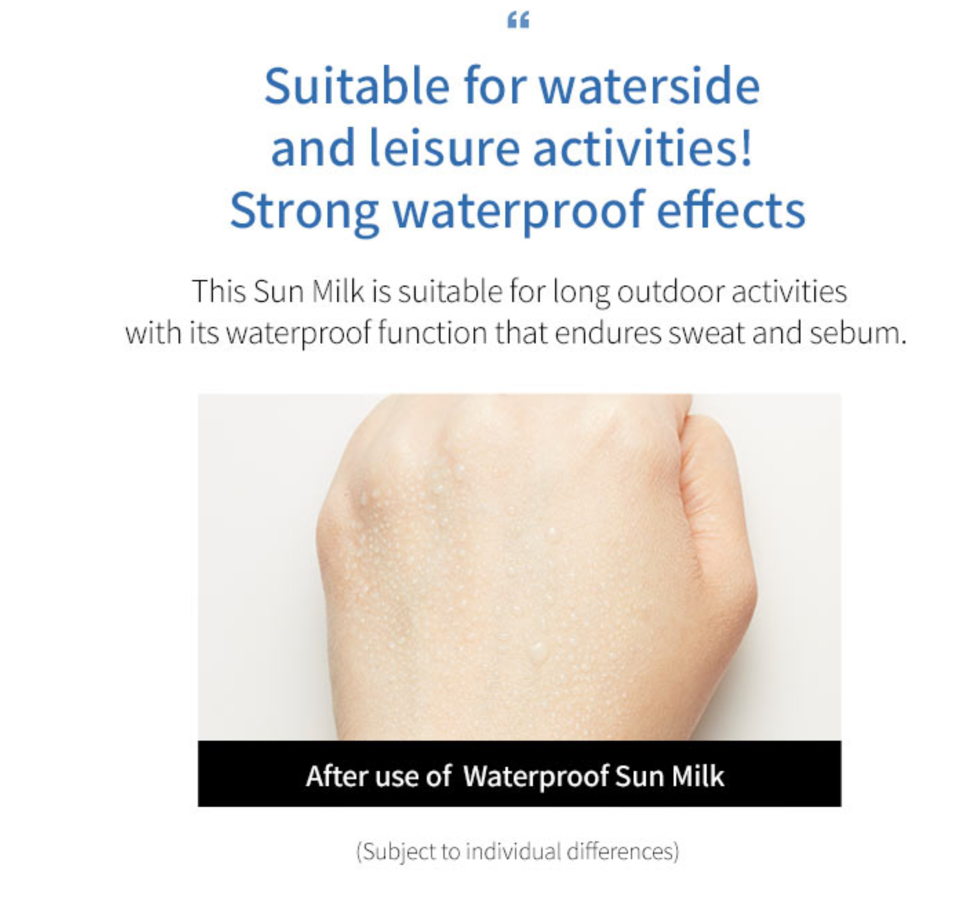 MISSHA- Protector Solar a Prueba de Agua All-around Safe Block Waterproof Sun Milk SPF50+ PA++++