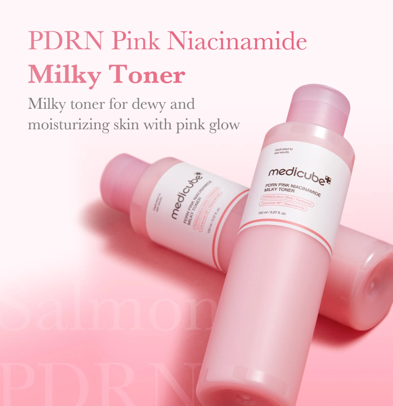 MEDICUBE- PDRN Pink Niacinamide Milky Toner