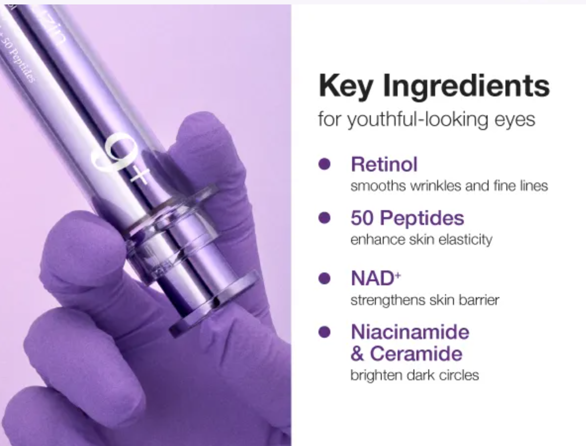 numbuzin - Crema Contorno de Ojos No.9 NAD+ Retinol Volumetox Eye Cream