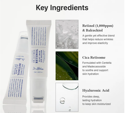 Dr. Althea - Sérum Contorno de Ojos con Aplicador Retinol Flat Iron Eye Roller