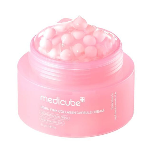 MEDICUBE-Crema Facial PDRN Pink Collagen Capsule Cream